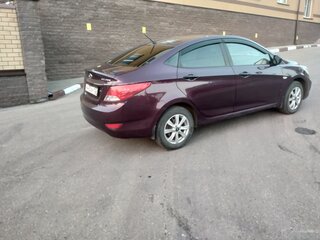 2012 Hyundai Solaris I, фиолетовый, 800000 рублей, вид 5