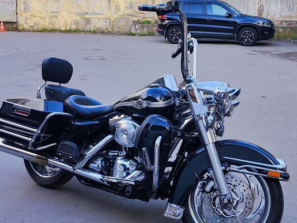 2003 Harley-Davidson Road King, чёрный, 1400000 рублей - вид 35