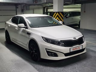 2014 Kia Optima III Рестайлинг, белый, 1500000 рублей, вид 1