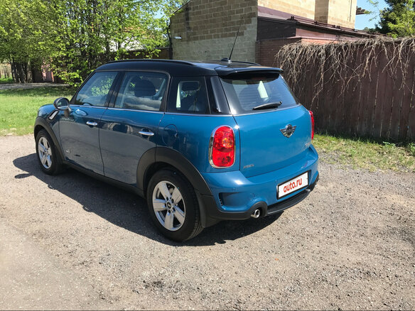 2012 Mini Countryman Cooper S I, голубой - вид 11