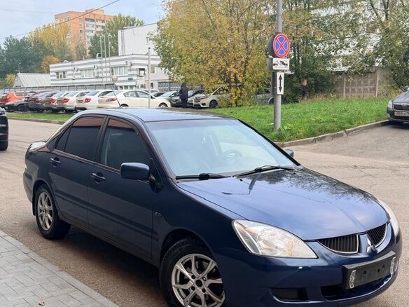 2003 Mitsubishi Lancer IX, синий, 350000 рублей - вид 3