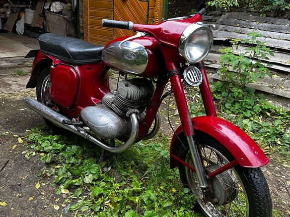 1978 Jawa 350/360, красный, 200000 рублей - вид 1