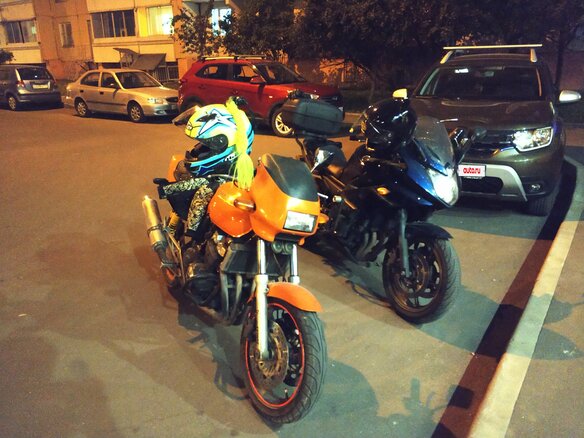 1995 Honda CB 400 Super Four, оранжевый, 275000 рублей - вид 8
