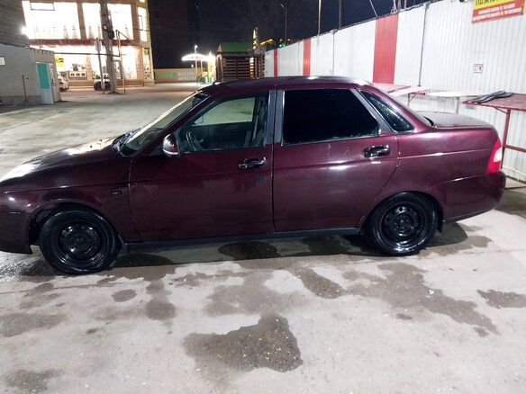 2011 Lada (ВАЗ) Priora I, пурпурный, 350000 рублей - вид 5