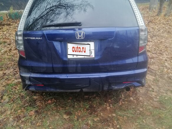2010 Honda Stream II Рестайлинг, синий, 1550000 рублей - вид 1