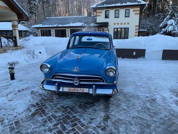 1958 ГАЗ 21 «Волга» 21В, голубой - вид 3