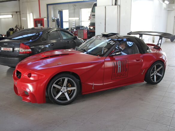 2004 BMW Z4 I (E85/E86), красный - вид 12