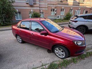 2019 Lada (ВАЗ) Granta I Рестайлинг, красный, 670000 рублей, вид 2