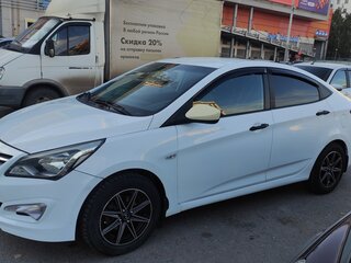 2016 Hyundai Solaris I Рестайлинг, белый, 815000 рублей, вид 1