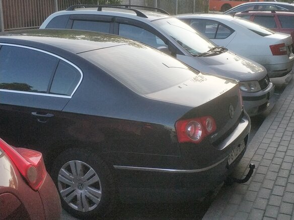 2006 Volkswagen Passat B6, чёрный - вид 9