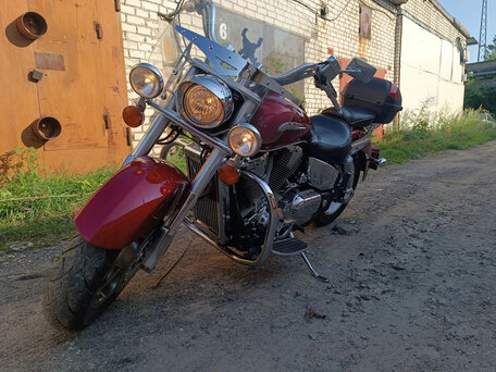 2003 Honda VTX 1800, красный, 800000 рублей, вид 1