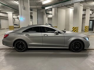 2015 Mercedes-Benz CLS AMG 63 AMG II (W218) Рестайлинг, серый, 5950000 рублей, вид 4