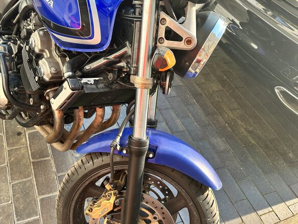 2002 Honda CB 400 Super Four, синий, 370000 рублей - вид 3