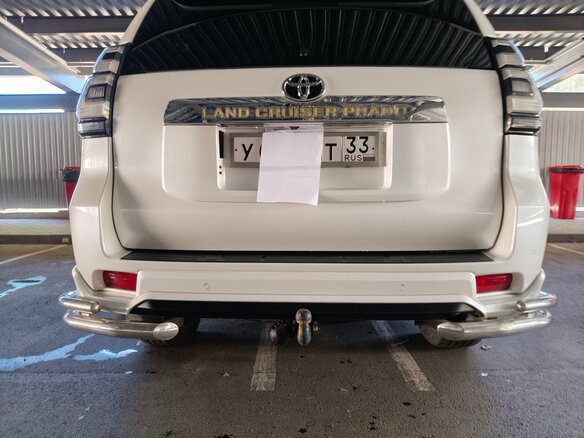 2021 Toyota Land Cruiser Prado 150 Series Рестайлинг 3, белый - вид 1