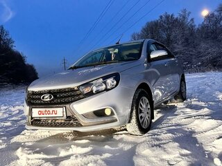 2021 Lada (ВАЗ) Vesta I, серебристый, 1050000 рублей, вид 1