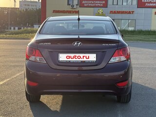 2013 Hyundai Solaris I, фиолетовый, 700000 рублей, вид 5