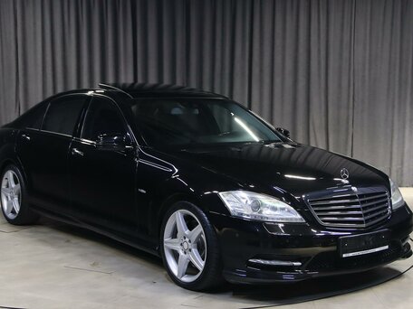 2011 Mercedes-Benz S-Класс 500 V (W221) Рестайлинг, чёрный, 1449000 рублей, вид 3