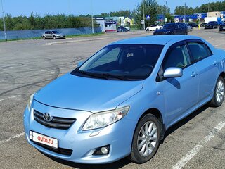 2007 Toyota Corolla AMT X (E140, E150), голубой, 735000 рублей, вид 2
