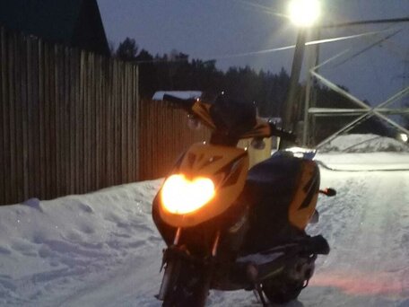 2011 GX moto Hot Rod, жёлтый, 53000 рублей, вид 4