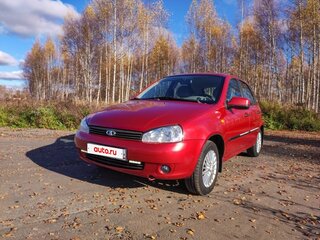 2009 Lada (ВАЗ) Kalina I, красный, 400000 рублей, вид 1
