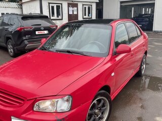 2005 Hyundai Accent ТагАЗ II, красный, 260000 рублей, вид 3
