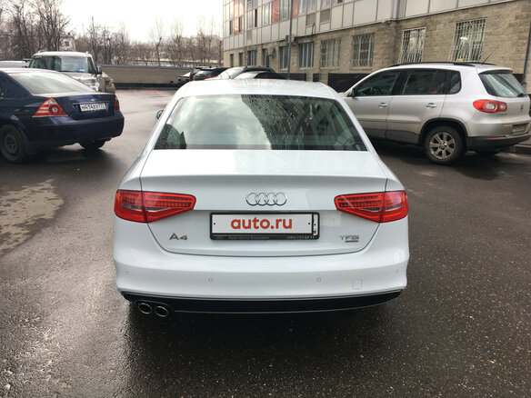 2013 Audi A4 IV (B8) Рестайлинг, белый - вид 5