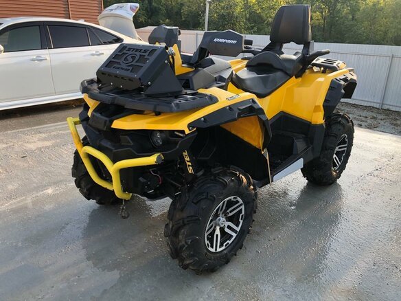 2017 Stels ATV-800 Guepard Trophy, жёлтый, 950000 рублей