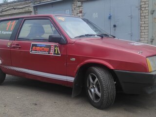 1991 Lada (ВАЗ) 2108, красный, 160000 рублей, вид 1