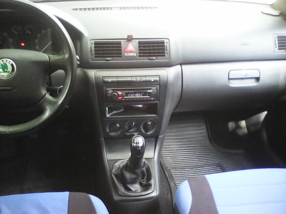 2007 Skoda Octavia I (A4) Рестайлинг, голубой - вид 3