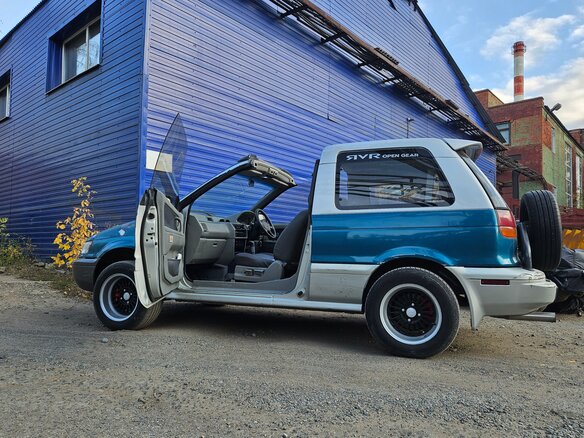 1993 Mitsubishi RVR I, зелёный, 450000 рублей - вид 7