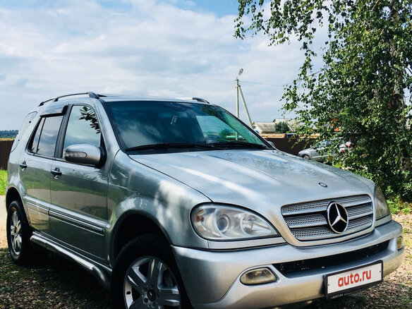 2005 Mercedes-Benz M-Класс 350 I (W163) Рестайлинг, серебристый - вид 3