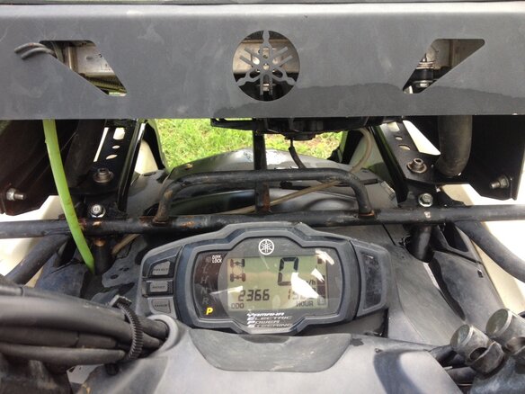 2012 Yamaha Grizzly 700, серебристый - вид 3
