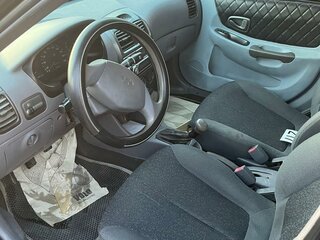 2008 Hyundai Accent ТагАЗ II, чёрный, 399999 рублей, вид 2