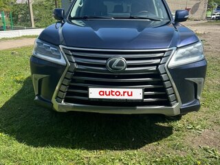 2016 Lexus LX 570 III Рестайлинг 2, синий, 7100000 рублей, вид 2