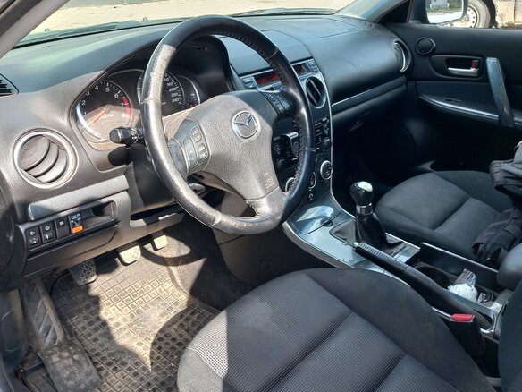 2006 Mazda 6 I (GG) Рестайлинг, чёрный, 399000 рублей - вид 5