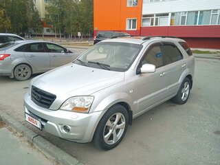 2008 Kia Sorento I Рестайлинг, серебристый, 850000 рублей, вид 1