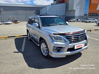 2012 Lexus LX 570 III Рестайлинг, серебристый, 5500000 рублей, вид 3