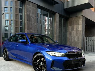 2022 BMW 3 серии 330i VII (G2x) Рестайлинг, синий, 3999999 рублей, вид 3