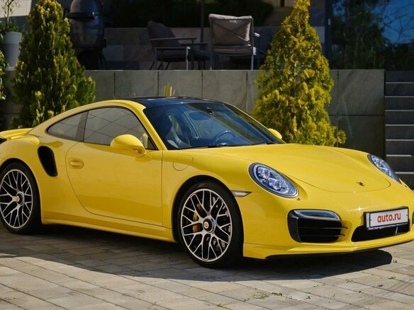 2015 Porsche 911 Turbo S VII (991), жёлтый, 14000000 рублей