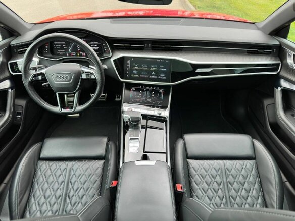 2021 Audi S7 II (4K), красный, 8700000 рублей - вид 16