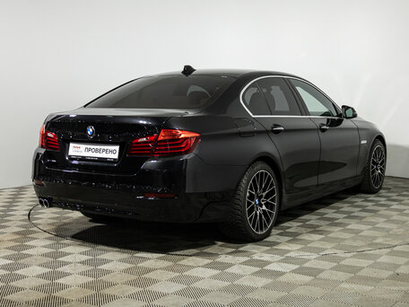 2013 BMW 5 серии 520d VI (F10/F11/F07) Рестайлинг, чёрный, 2209700 рублей, вид 5