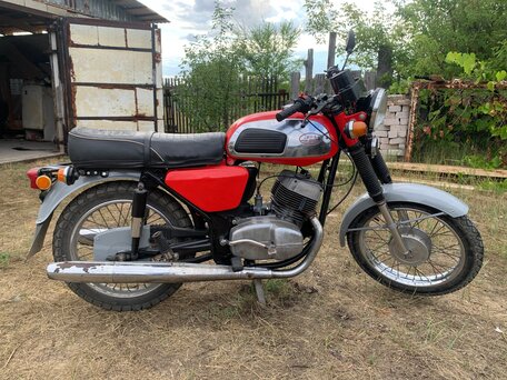 1982 Jawa 350/634, красный, 74000 рублей, вид 1