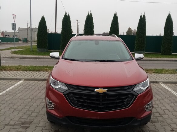 2019 Chevrolet Equinox III, красный, 2000000 рублей
