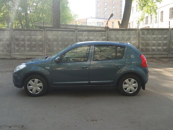 2011 Renault Sandero I, синий - вид 5