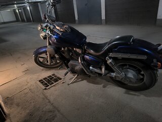 1995 Kawasaki VN1500 Vulcan, синий, 300000 рублей, вид 4