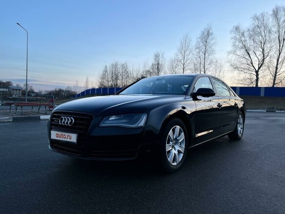 2011 Audi A8 Long III (D4), чёрный, 1800000 рублей