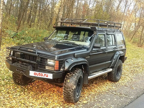 1993 Jeep Cherokee II (XJ), чёрный