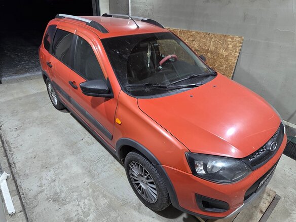 2015 Lada (ВАЗ) Kalina Cross II, оранжевый, 650000 рублей - вид 4