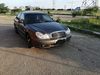 2003 Hyundai Sonata IV (EF) Рестайлинг, серый, 595000 рублей, вид 2