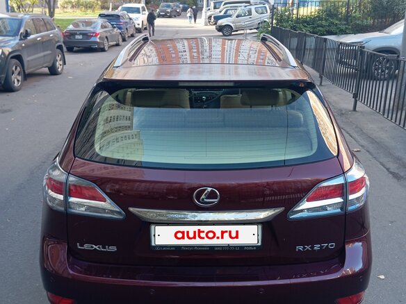 2013 Lexus RX 270 III Рестайлинг, красный, 2450000 рублей - вид 4